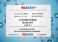 Clenbuterol ELISA Test Kit , 96 test , free samples , food safety ,  low detection limit (0.1 ng/g or ppb for meat/tissu
